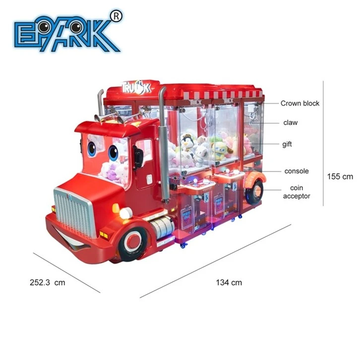 6 Players Toy Claw Machine Crane Game Machine