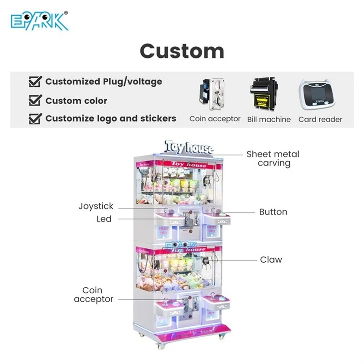 Toy House Four Players Claw Game Machine best